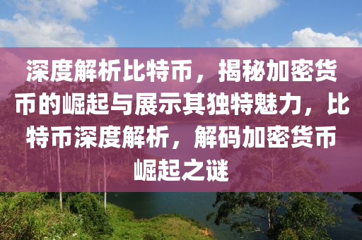 深度解析比特幣，揭秘加密貨幣的崛起與展示其獨(dú)特魅力，比特幣深度解析，解碼加密貨幣崛起之謎