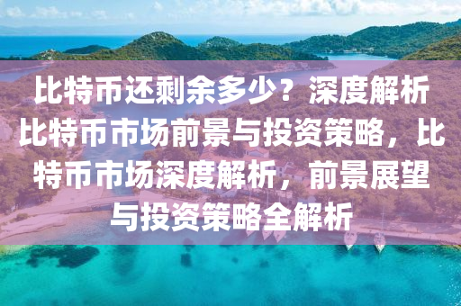 比特幣還剩余多少？深度解析比特幣市場前景與投資策略，比特幣市場深度解析，前景展望與投資策略全解析