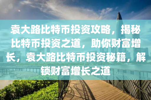 袁大路比特幣投資攻略，揭秘比特幣投資之道，助你財(cái)富增長(zhǎng)，袁大路比特幣投資秘籍，解鎖財(cái)富增長(zhǎng)之道