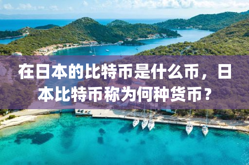 在日本的比特幣是什么幣，日本比特幣稱為何種貨幣？