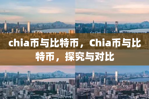 chia幣與比特幣，Chia幣與比特幣，探究與對比