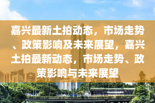 嘉興最新土拍動態(tài)，市場走勢、政策影響及未來展望，嘉興土拍最新動態(tài)，市場走勢、政策影響與未來展望