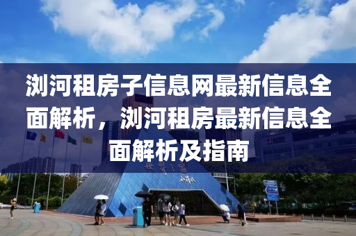 瀏河租房子信息網(wǎng)最新信息全面解析，瀏河租房最新信息全面解析及指南