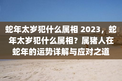 蛇年太歲犯什么屬相 2023，蛇年太歲犯什么屬相？屬豬人在蛇年的運(yùn)勢(shì)詳解與應(yīng)對(duì)之道