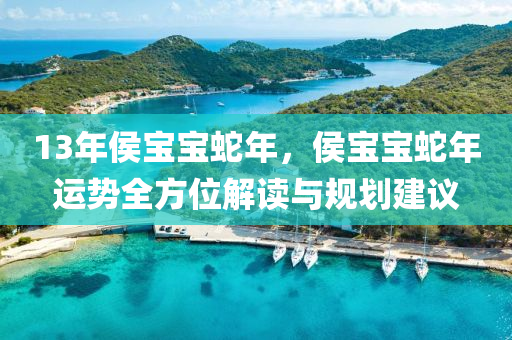 13年侯寶寶蛇年，侯寶寶蛇年運勢全方位解讀與規(guī)劃建議