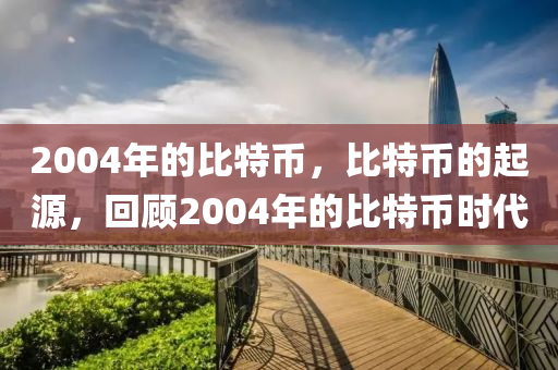 2004年的比特幣，比特幣的起源，回顧2004年的比特幣時代