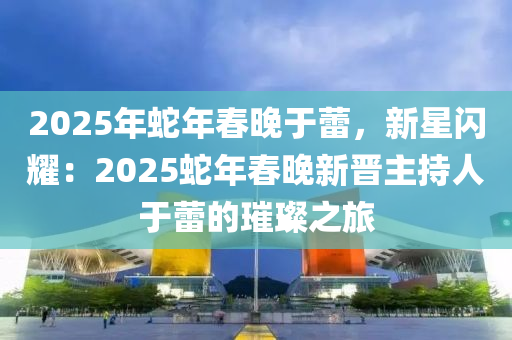 2025年蛇年春晚于蕾，新星閃耀：2025蛇年春晚新晉主持人于蕾的璀璨之旅