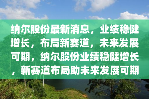 納爾股份最新消息，業(yè)績穩(wěn)健增長，布局新賽道，未來發(fā)展可期，納爾股份業(yè)績穩(wěn)健增長，新賽道布局助未來發(fā)展可期