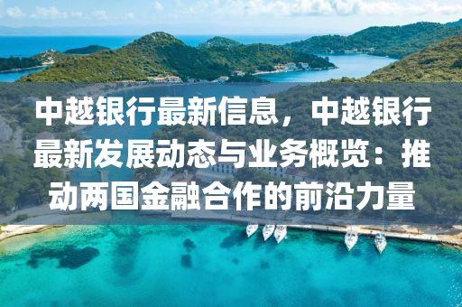 中越銀行最新信息，中越銀行最新發(fā)展動態(tài)與業(yè)務(wù)概覽：推動兩國金融合作的前沿力量