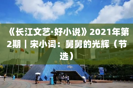 《長江文藝·好小說》2021年第2期｜宋小詞：舅舅的光輝（節(jié)選）