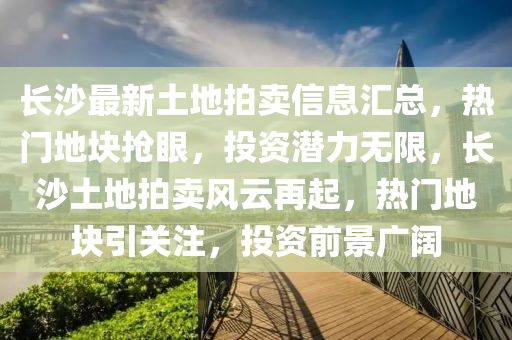 長沙最新土地拍賣信息匯總，熱門地塊搶眼，投資潛力無限，長沙土地拍賣風云再起，熱門地塊引關注，投資前景廣闊