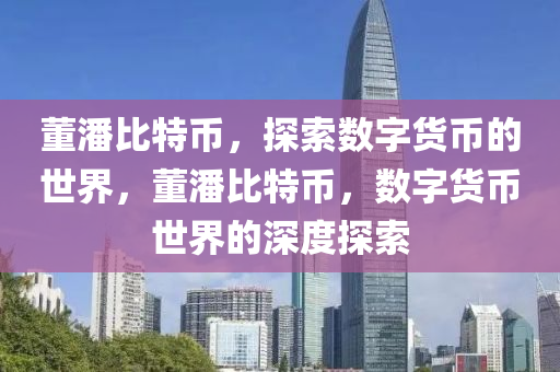 董潘比特幣，探索數字貨幣的世界，董潘比特幣，數字貨幣世界的深度探索