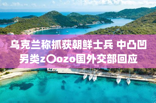 烏克蘭稱抓獲朝鮮士兵 中凸凹另類z〇ozo國外交部回應(yīng)