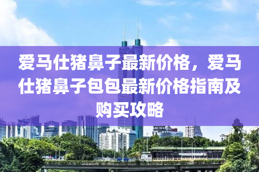 愛(ài)馬仕豬鼻子最新價(jià)格，愛(ài)馬仕豬鼻子包包最新價(jià)格指南及購(gòu)買攻略