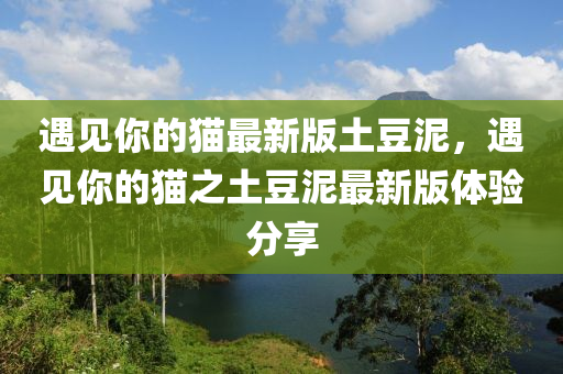 遇見你的貓最新版土豆泥，遇見你的貓之土豆泥最新版體驗分享