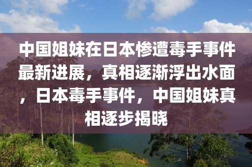 中國姐妹在日本慘遭毒手事件最新進展，真相逐漸浮出水面，日本毒手事件，中國姐妹真相逐步揭曉