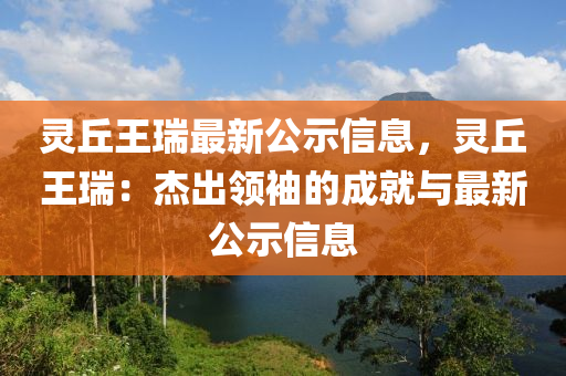 靈丘王瑞最新公示信息，靈丘王瑞：杰出領(lǐng)袖的成就與最新公示信息