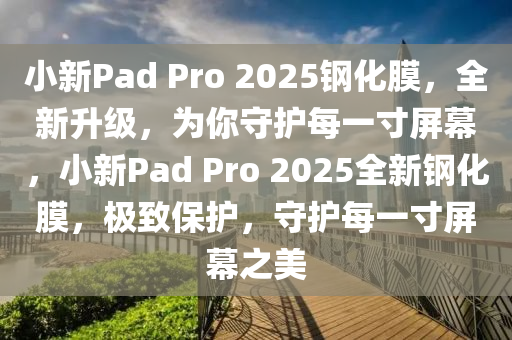 小新Pad Pro 2025鋼化膜，全新升級(jí)，為你守護(hù)每一寸屏幕，小新Pad Pro 2025全新鋼化膜，極致保護(hù)，守護(hù)每一寸屏幕之美