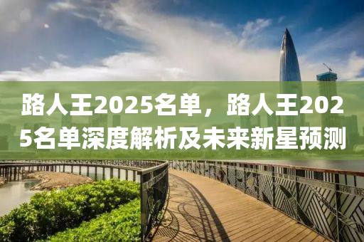 路人王2025名單，路人王2025名單深度解析及未來新星預(yù)測