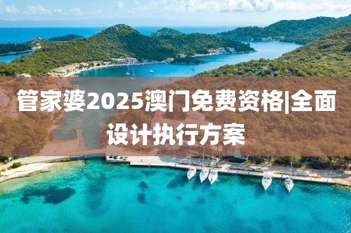 管家婆2025澳門免費(fèi)資格|全面設(shè)計(jì)執(zhí)行方案