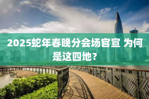 2025蛇年春晚分會場官宣 為何是這四地？