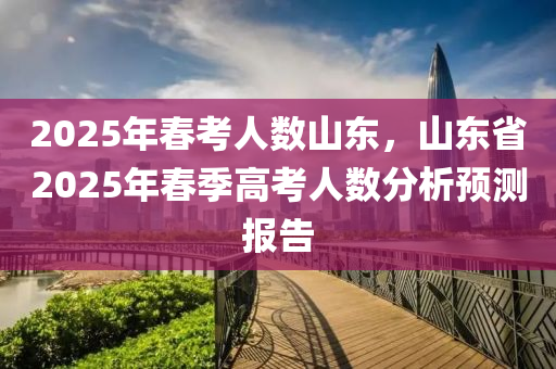 2025年春考人數(shù)山東，山東省2025年春季高考人數(shù)分析預(yù)測報告