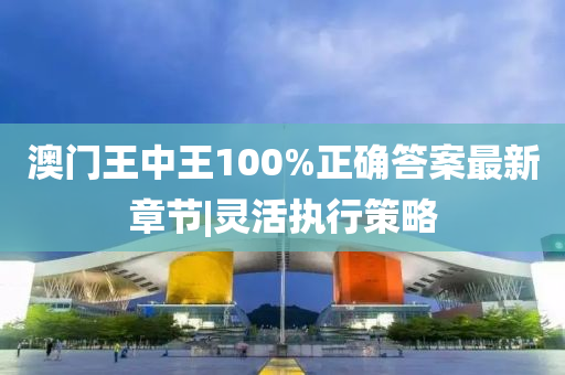 澳門王中王100%正確答案最新章節(jié)|靈活執(zhí)行策略