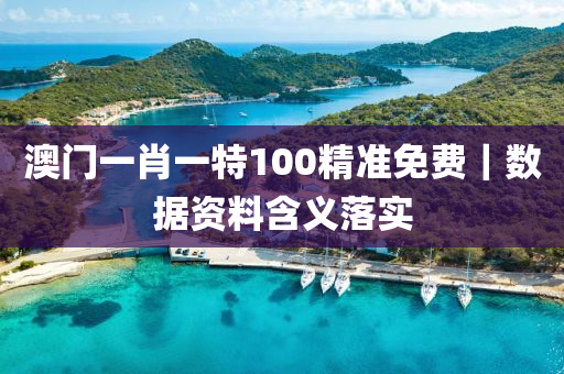 澳門一肖一特100精準免費｜數據資料含義落實