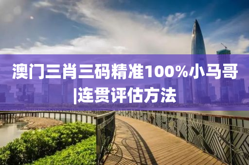 澳門三肖三碼精準100%小馬哥|連貫評估方法