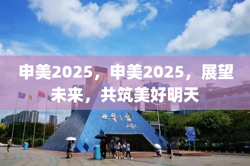 申美2025，申美2025，展望未來，共筑美好明天