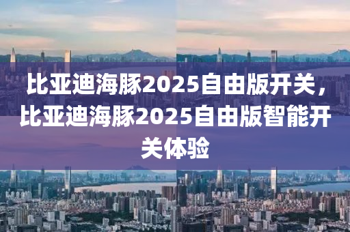 比亞迪海豚2025自由版開關(guān)，比亞迪海豚2025自由版智能開關(guān)體驗(yàn)