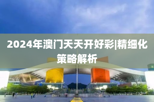 2024年澳門天天開好彩|精細化策略解析