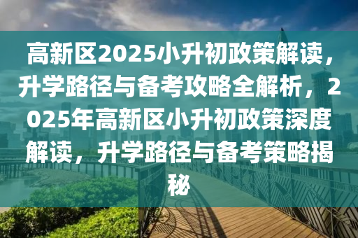 高新區(qū)2025小升初政策解讀，升學(xué)路徑與備考攻略全解析，2025年高新區(qū)小升初政策深度解讀，升學(xué)路徑與備考策略揭秘