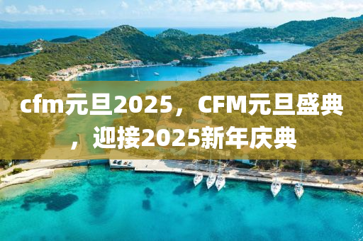 cfm元旦2025，CFM元旦盛典，迎接2025新年慶典