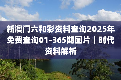 新澳門六和彩資料查詢2025年免費(fèi)查詢01-365期圖片｜時代資料解析