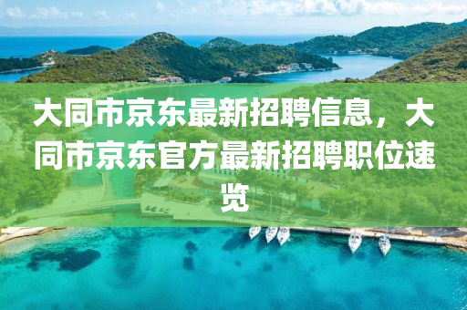 大同市京東最新招聘信息，大同市京東官方最新招聘職位速覽