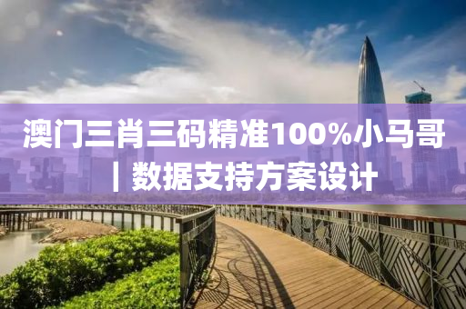 澳門三肖三碼精準100%小馬哥｜數(shù)據(jù)支持方案設計