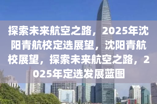 探索未來航空之路，2025年沈陽青航校定選展望，沈陽青航校展望，探索未來航空之路，2025年定選發(fā)展藍(lán)圖