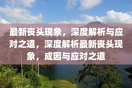 最新喪頭現(xiàn)象，深度解析與應(yīng)對之道，深度解析最新喪頭現(xiàn)象，成因與應(yīng)對之道