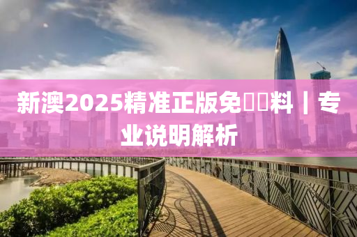 新澳2025精準(zhǔn)正版免費(fèi)資料｜專(zhuān)業(yè)說(shuō)明解析