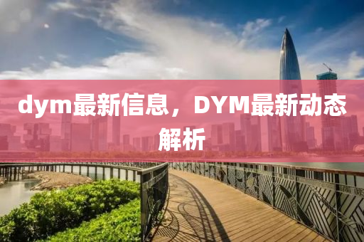 dym最新信息，DYM最新動(dòng)態(tài)解析