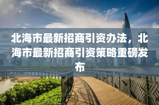 北海市最新招商引資辦法，北海市最新招商引資策略重磅發(fā)布