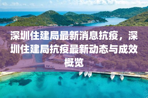 深圳住建局最新消息抗疫，深圳住建局抗疫最新動(dòng)態(tài)與成效概覽