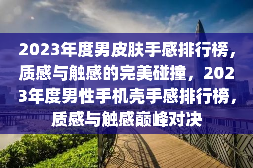 2023年度男皮膚手感排行榜，質(zhì)感與觸感的完美碰撞，2023年度男性手機(jī)殼手感排行榜，質(zhì)感與觸感巔峰對(duì)決