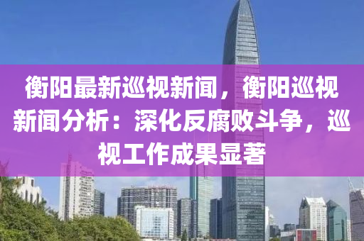 衡陽最新巡視新聞，衡陽巡視新聞分析：深化反腐敗斗爭，巡視工作成果顯著