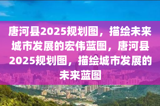 唐河縣2025規(guī)劃圖，描繪未來城市發(fā)展的宏偉藍(lán)圖，唐河縣2025規(guī)劃圖，描繪城市發(fā)展的未來藍(lán)圖