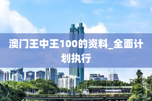 澳門王中王100的資料_全面計劃執(zhí)行