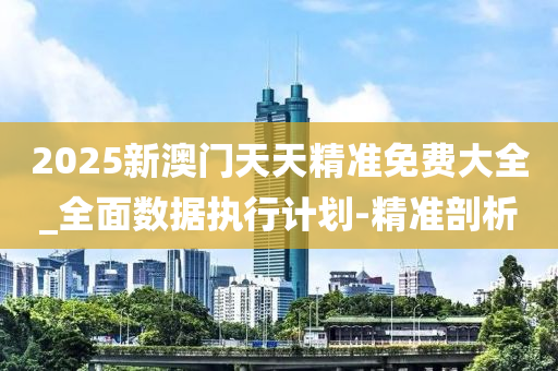 2025新澳門天天精準(zhǔn)免費(fèi)大全_全面數(shù)據(jù)執(zhí)行計(jì)劃-精準(zhǔn)剖析