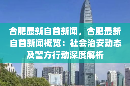 合肥最新自首新聞，合肥最新自首新聞概覽：社會治安動態(tài)及警方行動深度解析