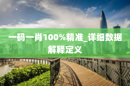 一碼一肖100%精準(zhǔn)_詳細(xì)數(shù)據(jù)解釋定義